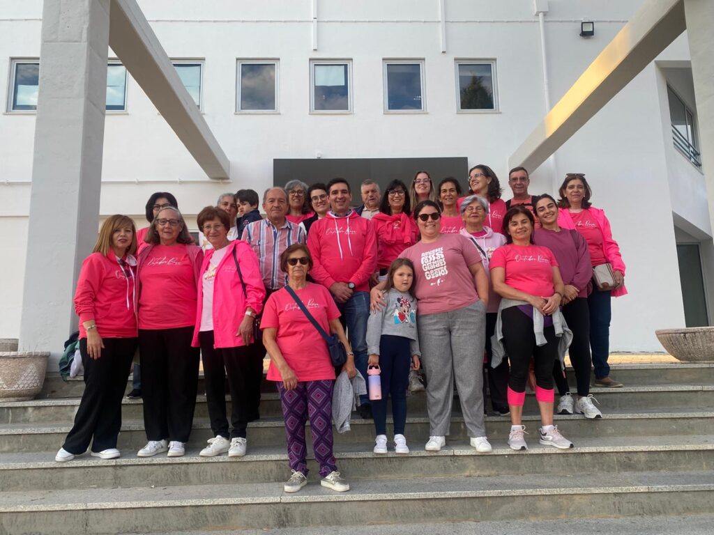 NERGA promove caminhada solidária no âmbito do outubro rosa